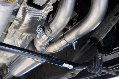 21-Present Chevrolet/GMC Tahoe/Yukon 3 Inch Cat Back Dual Split Rear Exhaust System, Armor Pro T304SS with Quad Carbon Fiber Tips MBRP-11
