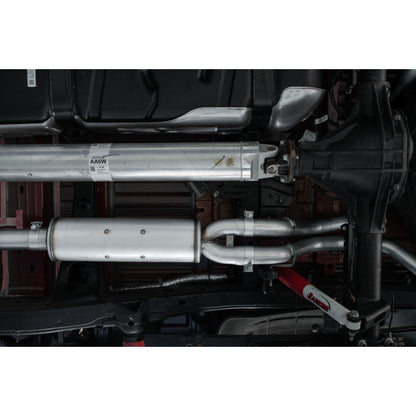 2.5 Inch Cat Back Exhaust System For 19-up Silverado/Sierra 1500 6.2L, 2022 Silverado LTD/ Sierra Limited 6.2L Dual Rear Aluminized Steel MBRP-2
