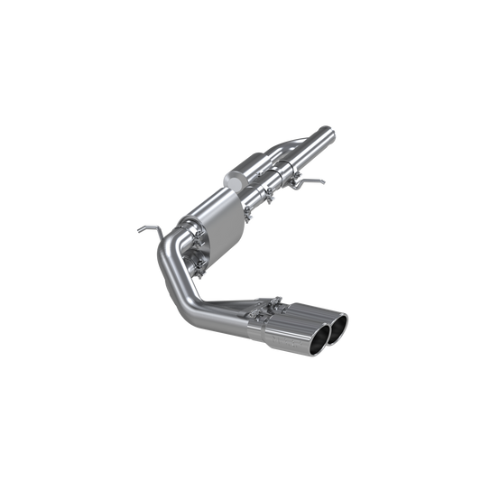 3 Inch Cat Back Exhaust System Pre-Axle Dual Outlet T304 Stainless Steel For 09-18 Silverado/Sierra 1500 4.3L V6, 5.3L V8 19-19 Silverado/Sierra 1500 4.3L V6, 5.3L V8 Limited LD MBRP
