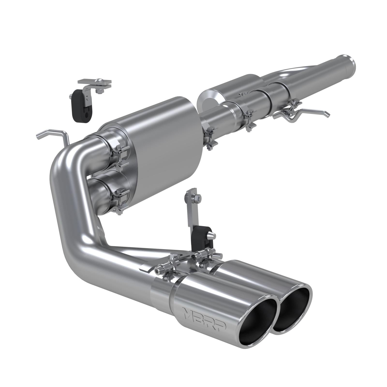 3 Inch Cat Back Exhaust System Pre-Axle Dual Outlet For 09-18 Silverado/Sierra 1500 MBRP-1