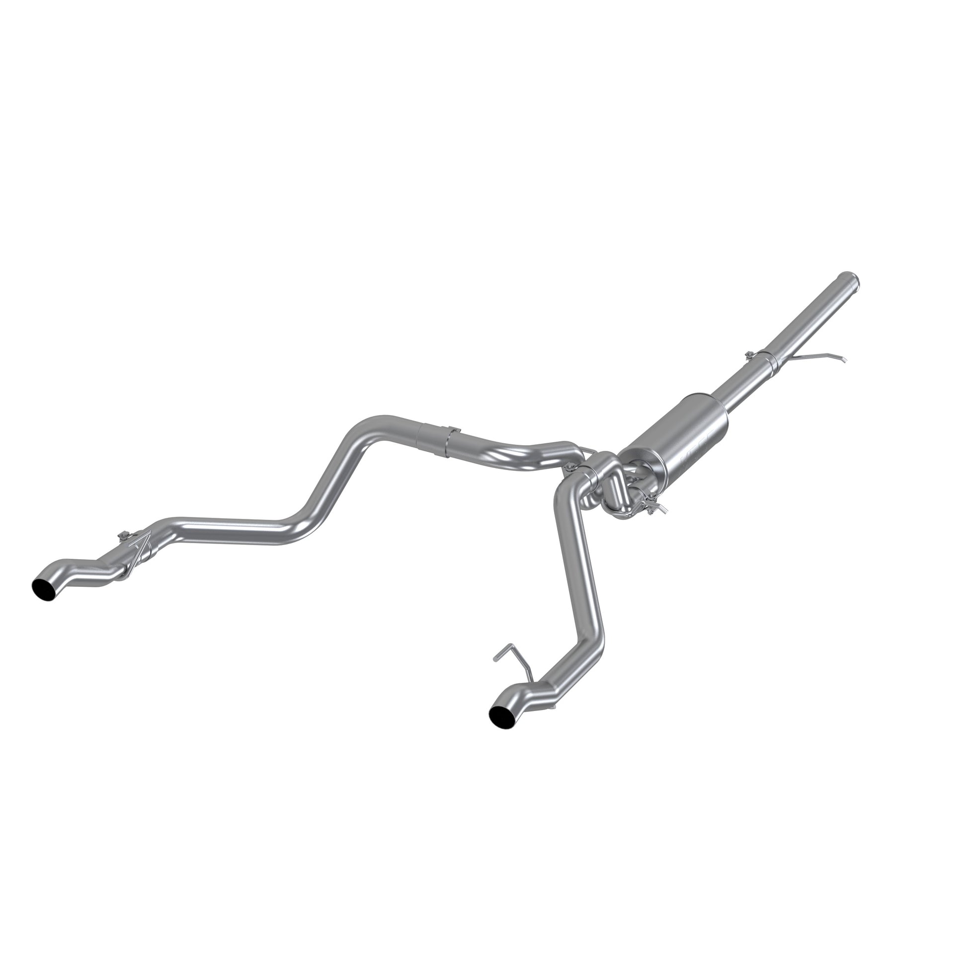 2.5 Inch Cat Back Exhaust System For 19-Up Silverado/Sierra 1500 5.3L and 2022 Silverado LTD/ Sierra Limited 5.3L Dual Rear 304 Stainless Steel MBRP