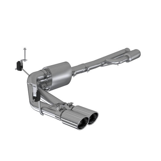 3 Inch Cat Back Exhaust System Pre-Axle Dual Outlet Aluminized Steel For 19-Up Silverado/Sierra 1500, 2022 Silverado LTD/ Sierra Limited 5.3L MBRP