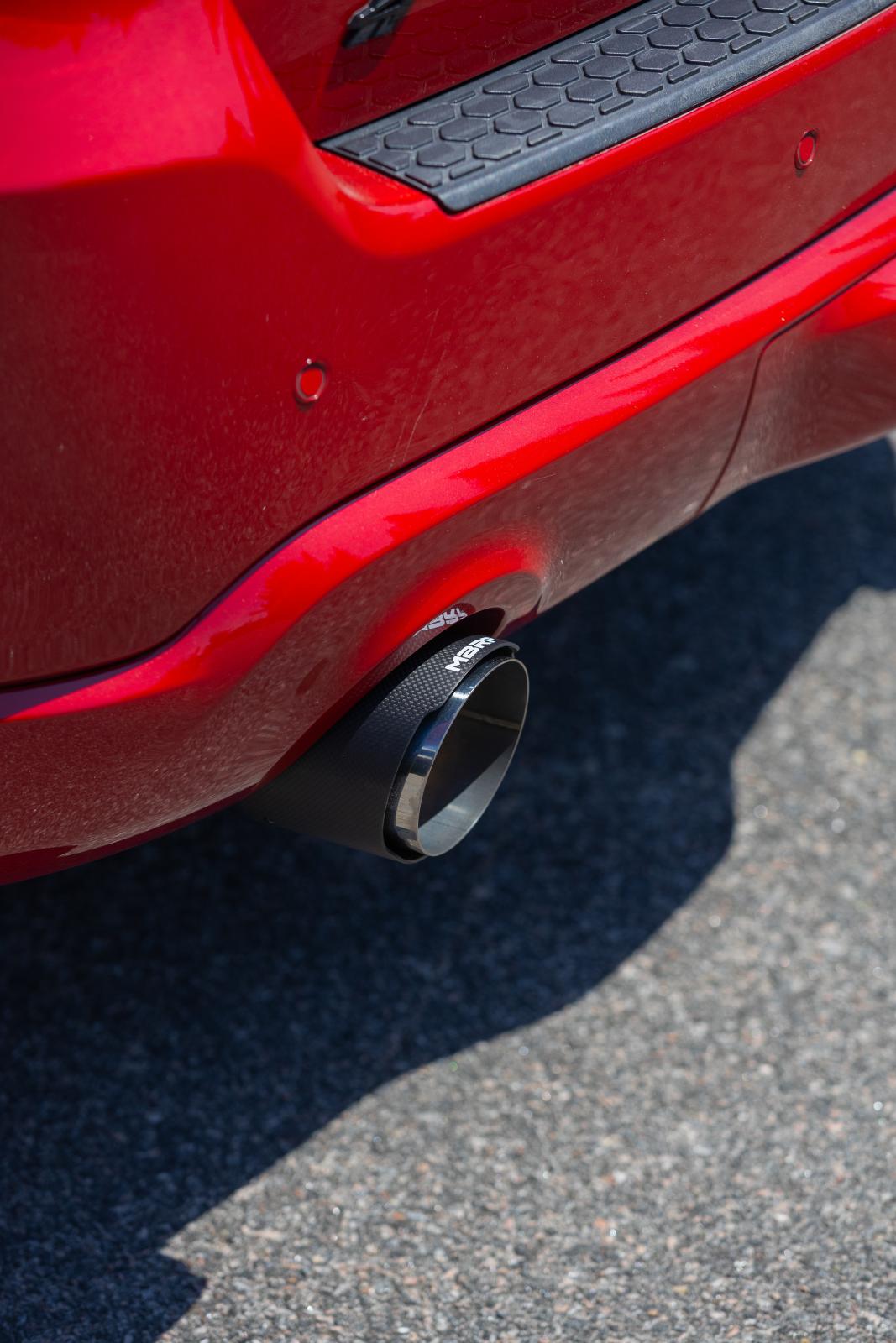 11-Present Dodge Durango 5.7L, Armor Pro 3-Inch Cat-Back Dual Split Rear with CF Tips, Street Profile MBRP-3
