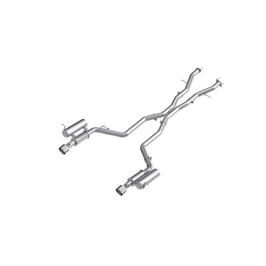 11-Present Dodge Durango 5.7L, Armor Lite 3-Inch Cat-Back Dual Split Rear, Street Profile MBRP