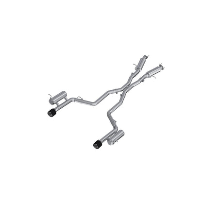 11-Present Dodge Durango 3.6L, Armor Pro 3-Inch Cat-Back Dual Split Rear with CF Tips, Street Profile MBRP