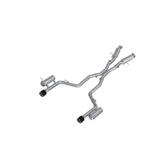11-Present Dodge Durango 3.6L, Armor Pro 3-Inch Cat-Back Dual Split Rear with CF Tips, Street Profile MBRP