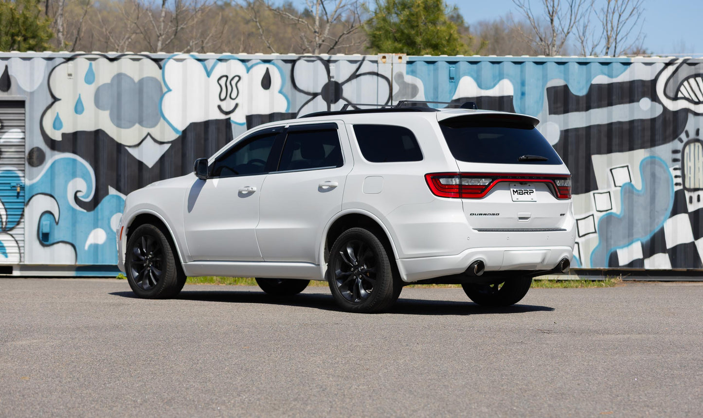 11-Present Dodge Durango 3.6L, Armor Pro 3-Inch Cat-Back Dual Split Rear with CF Tips, Street Profile MBRP-1