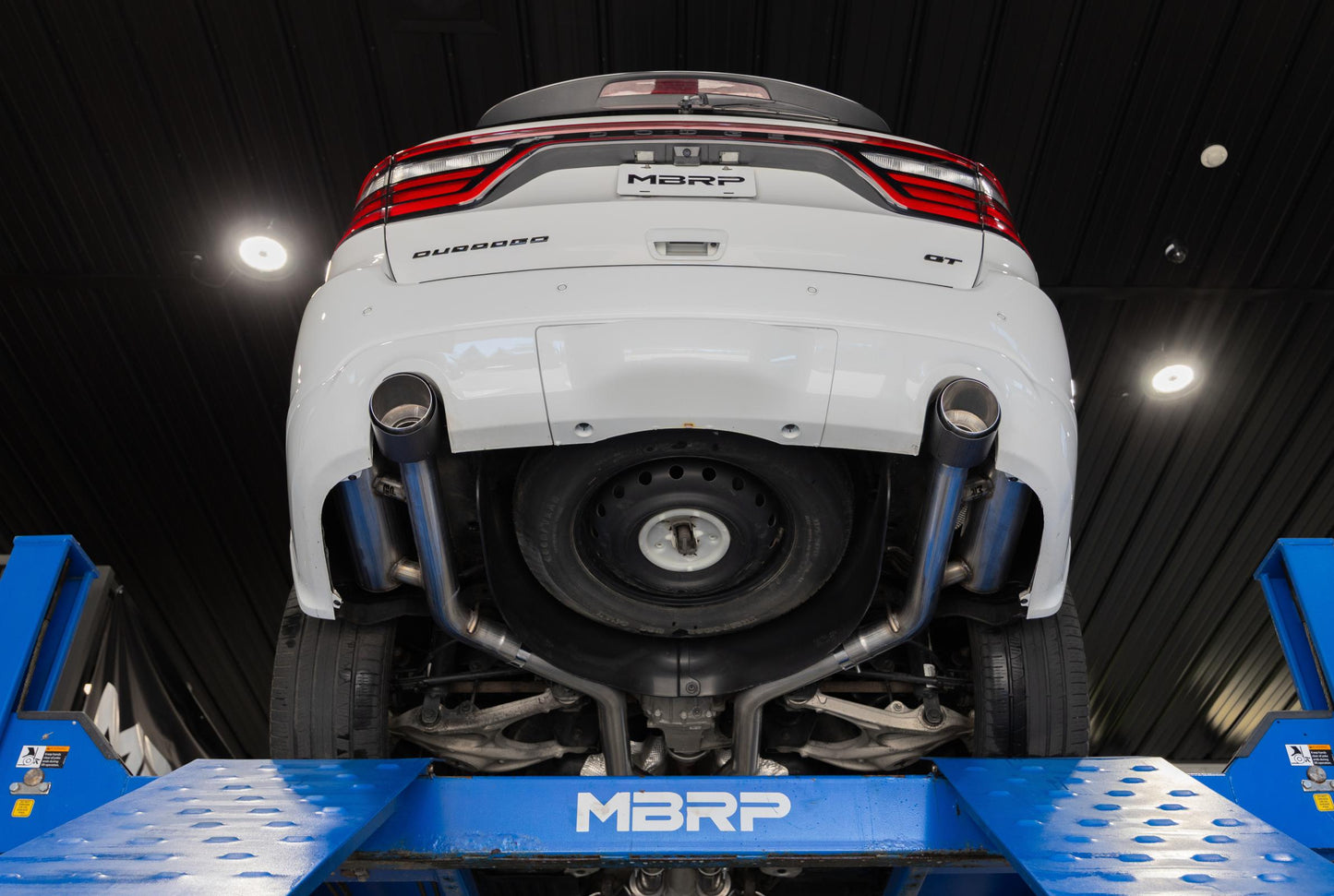 11-Present Dodge Durango 3.6L, Armor Pro 3-Inch Cat-Back Dual Split Rear with CF Tips, Street Profile MBRP-7