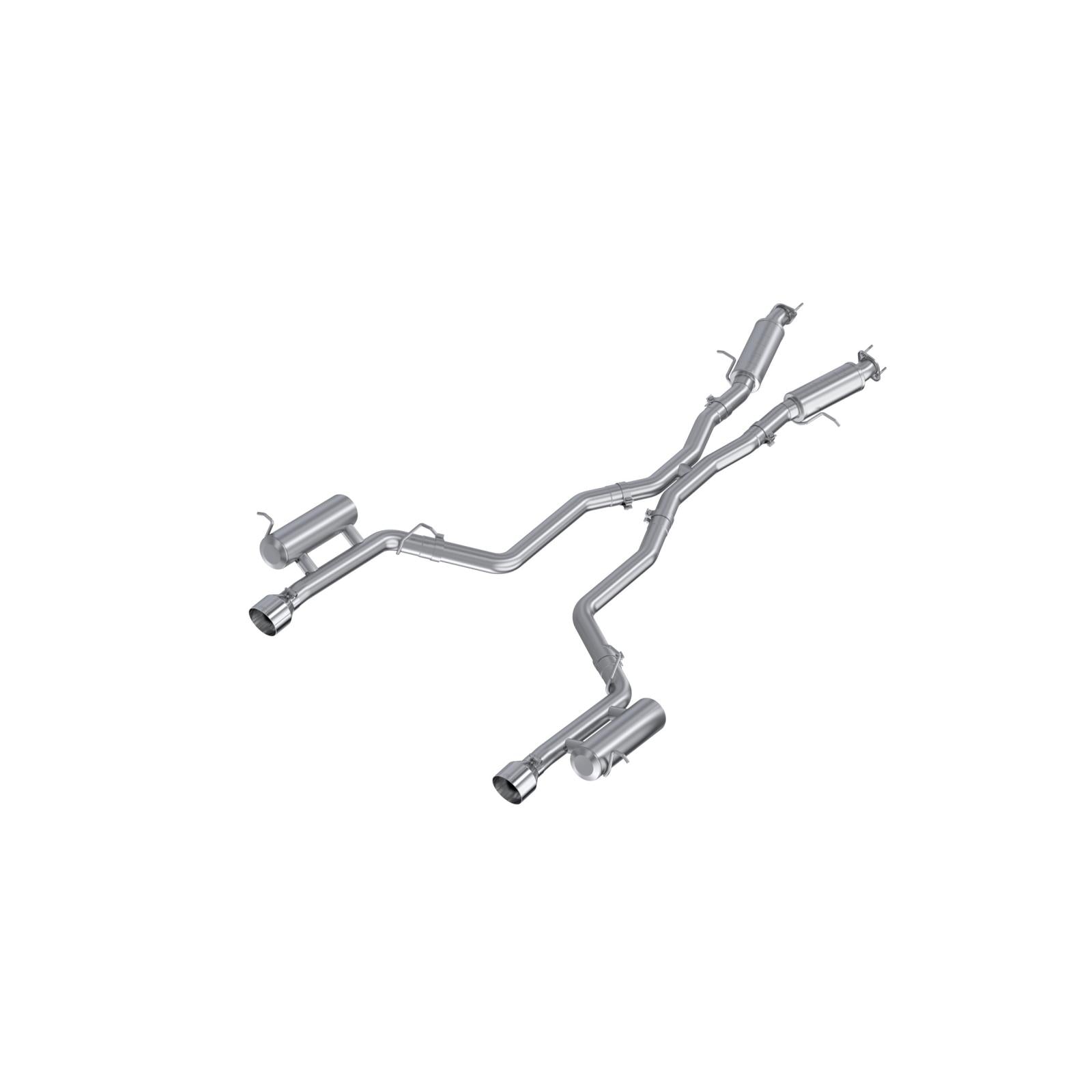 11-Present Dodge Durango 3.6L, Armor Lite 3-Inch Cat-Back Dual Split Rear, Street Profile MBRP