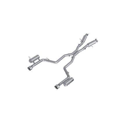 11-Present Dodge Durango 3.6L, Armor Lite 3-Inch Cat-Back Dual Split Rear, Street Profile MBRP
