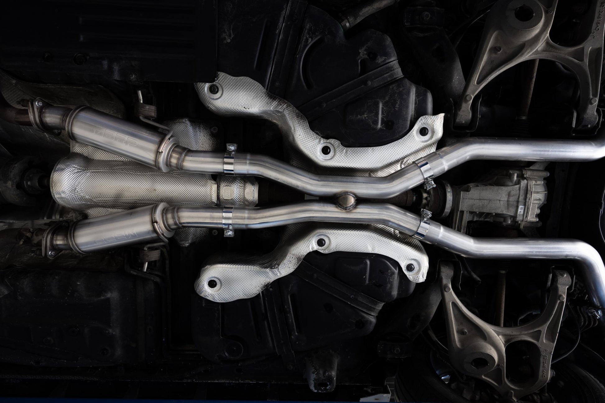 11-Present Dodge Durango 3.6L, Armor Lite 3-Inch Cat-Back Dual Split Rear, Street Profile MBRP-11