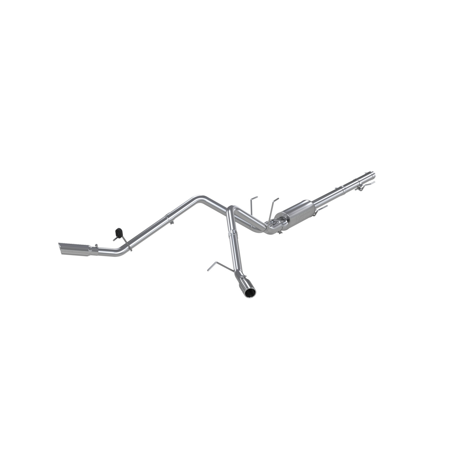 Cat Back Exhaust System Dual Split Side T409 Stainless Steel For 09-18 RAM 1500 5.7L 19-24 RAM 1500 Classic MBRP