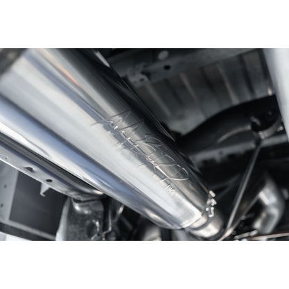 14-Up Ram 2500/3500 Armor Lite, Aluminized Steel 4 Inch Cat Back Single Side Exit Exhaust System MBRP-12