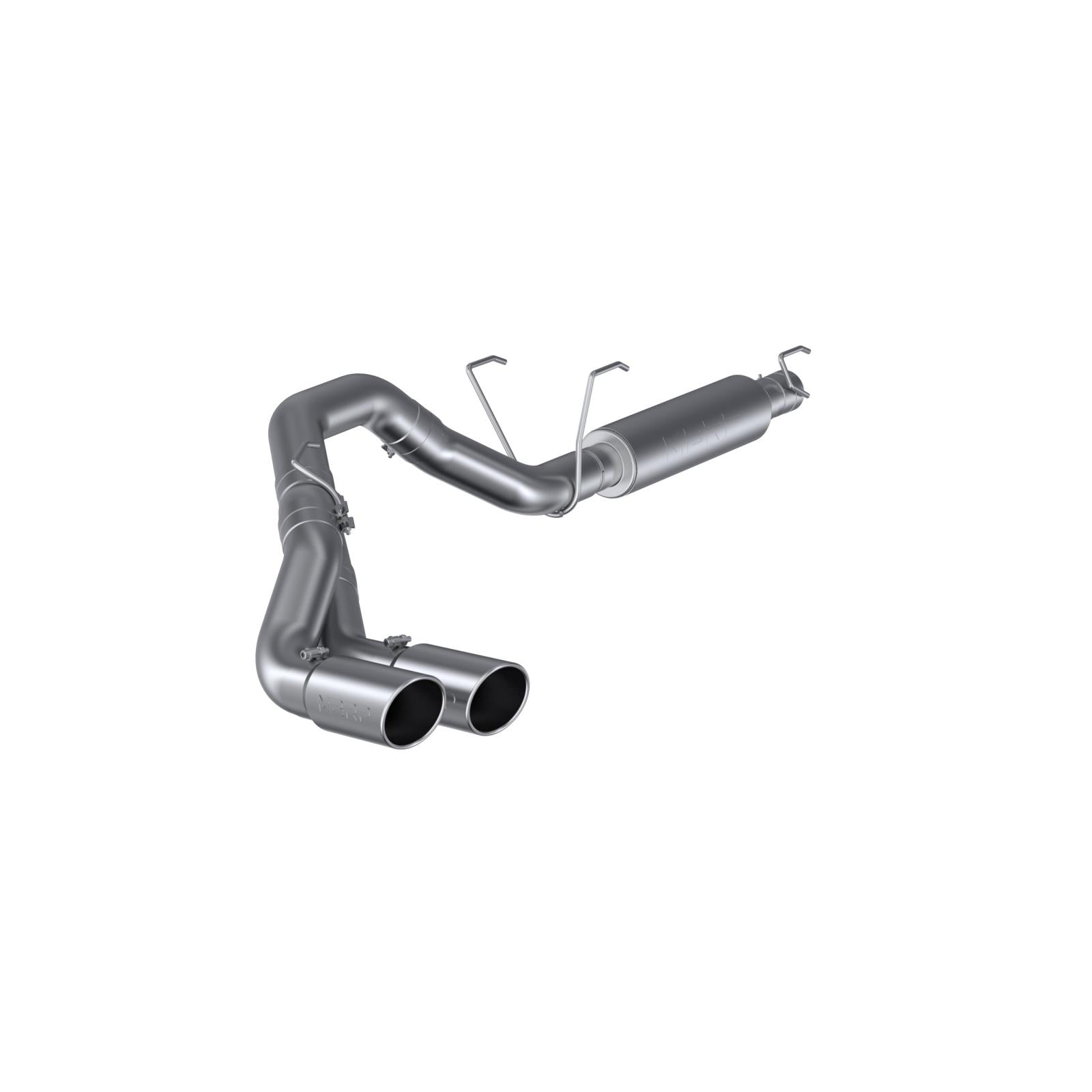 4 Inch Cat Back Exhaust System For 14-20 RAM 2500/3500 6.4L Single Side Dual Outlet MBRP-1