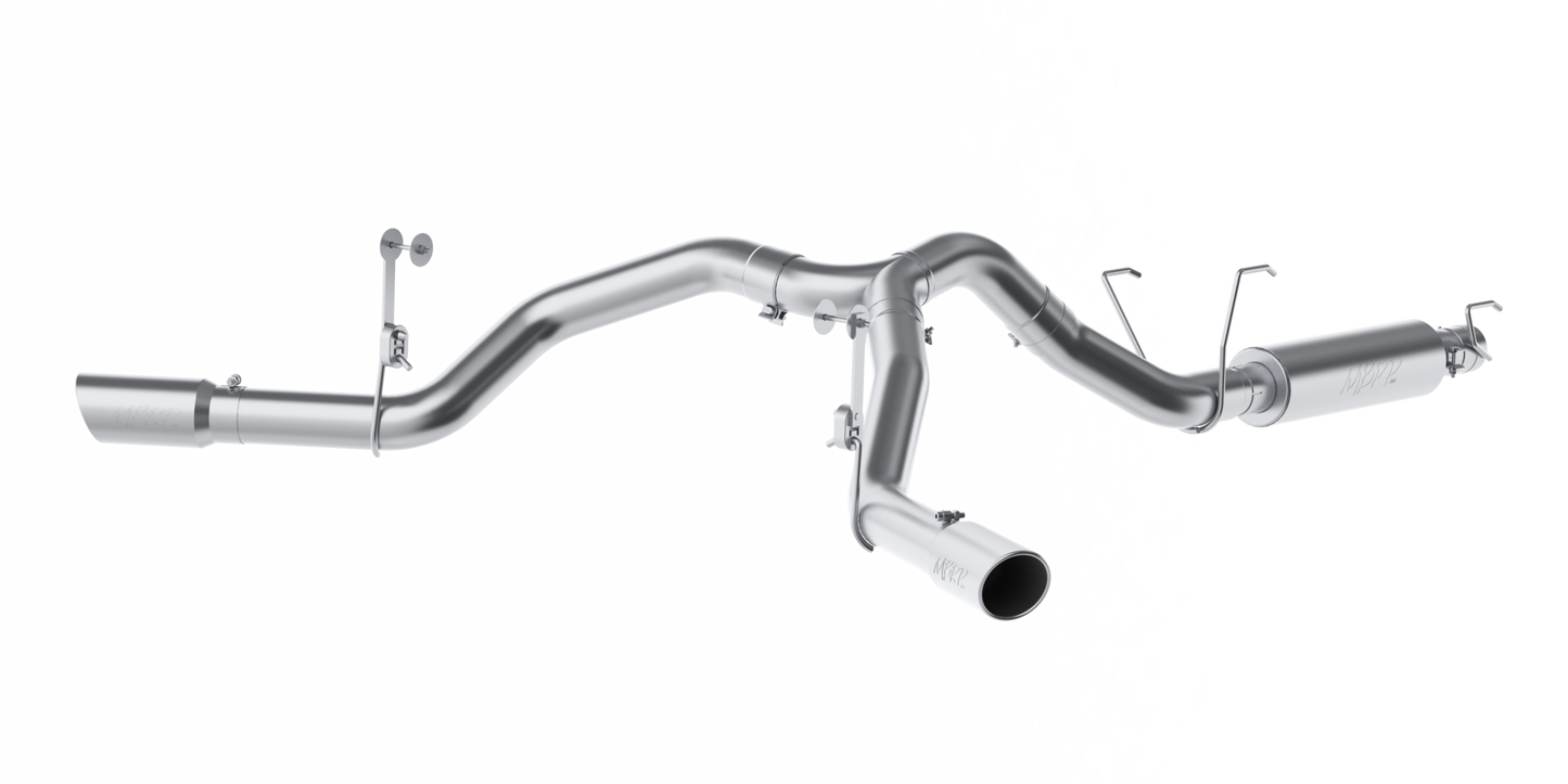 4 Inch Cat Back Exhaust System For 14-20 RAM 2500 6.4L Dual Split Side Exit MBRP-1