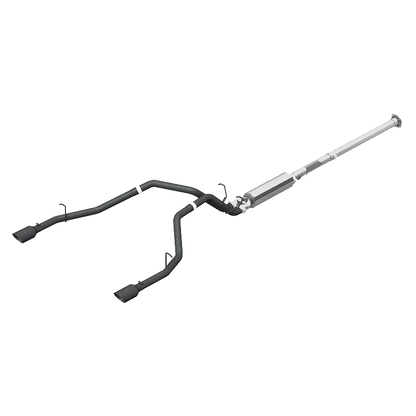 Cat Back Exhaust System Dual Split Rear Black Coated For 19-26 RAM Hemi 1500 5.7L Crew/Quad Cab MBRP