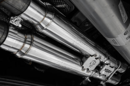 2021-24 RAM TRX T304 Stainless Steel 3 Inch Cat-Back Dual Split Rear with Carbon Fiber Tips Race Version Exhaust System MBRP-1