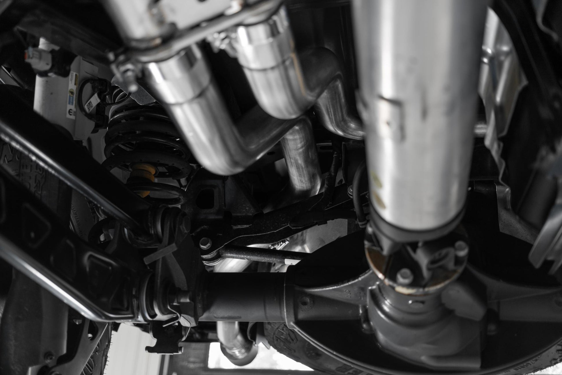 2021-24 RAM TRX T304 Stainless Steel 3 Inch Cat-Back Dual Split Rear with Carbon Fiber Tips Race Version Exhaust System MBRP-4