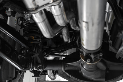 2021-24 RAM TRX T304 Stainless Steel 3 Inch Cat-Back Dual Split Rear with Carbon Fiber Tips Race Version Exhaust System MBRP-4