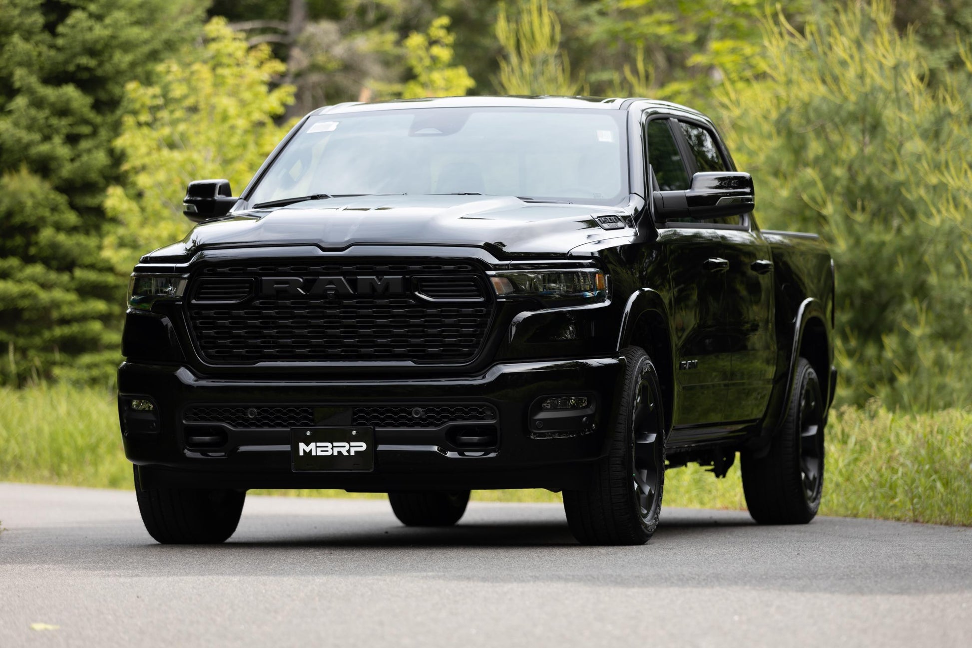 2025-Up Ram 1500 3.0L SST SO Armor Pro 3 inch Cat-back 2.5 Inch Dual Split Rear Exhaust with Polished Tips MBRP-4