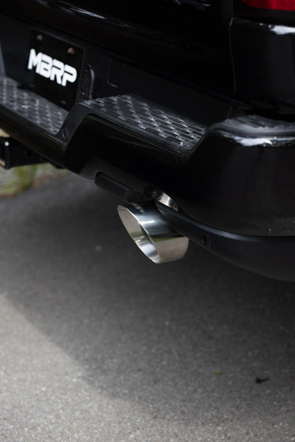 2025-Up Ram 1500 3.0L SST SO Armor Pro 3 inch Cat-back 2.5 Inch Dual Split Rear Exhaust with Polished Tips MBRP-6
