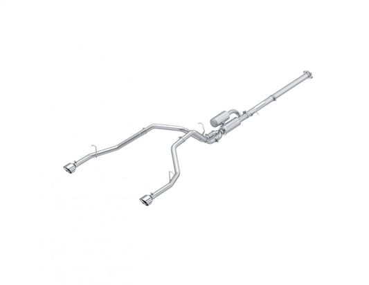 2025-Up Ram 1500 3.0L SST SO Armor Lite 3 inch Cat-back 2.5 Inch Dual Split Rear Exhaust with Polished Tips MBRP