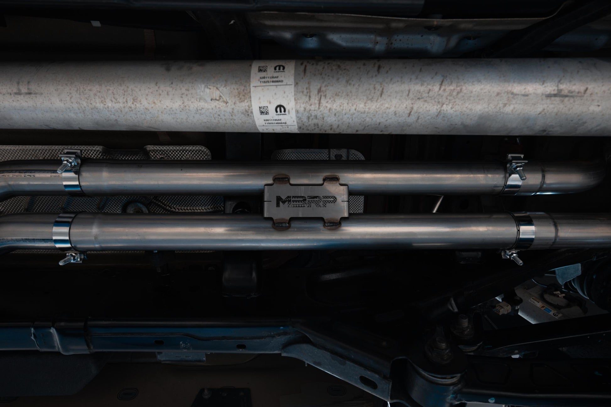 2025-UP Ram 1500 RHO 3.0L HO, Armor Pro 3-Inch Cat-Back Dual Split Rear with Carbon Fiber Tips, MBRP-5