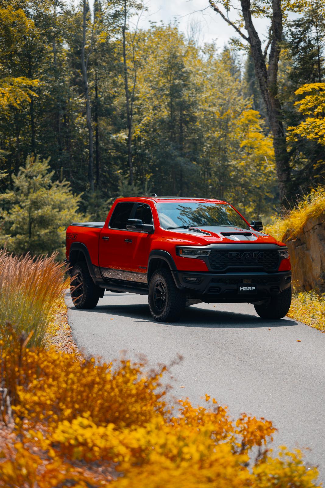 2025-UP Ram 1500 RHO 3.0L HO, Armor Pro 3-Inch Cat-Back Dual Split Rear with Carbon Fiber Tips, MBRP-9
