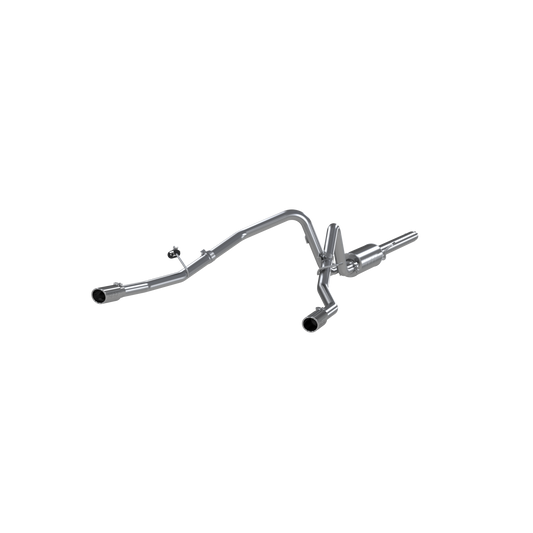 3 Inch Cat Back Exhaust System Dual Split Rear For 04-08 Ford F-150 Extended Cab/Crew Cab Aluminized Steel MBRP