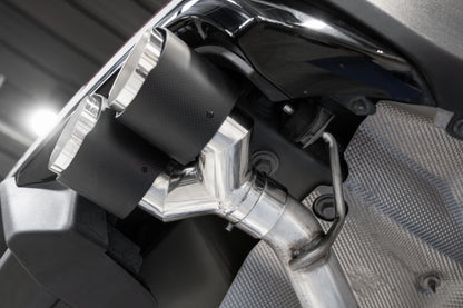 Axle-Back 2.5 inch Dual Rear Quad Tips 20-Up Explorer/Aviator MBRP-3