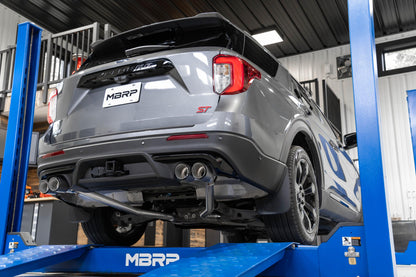 Axle-Back 2.5 inch Dual Rear Quad Tips 20-Up Explorer/Aviator MBRP-7