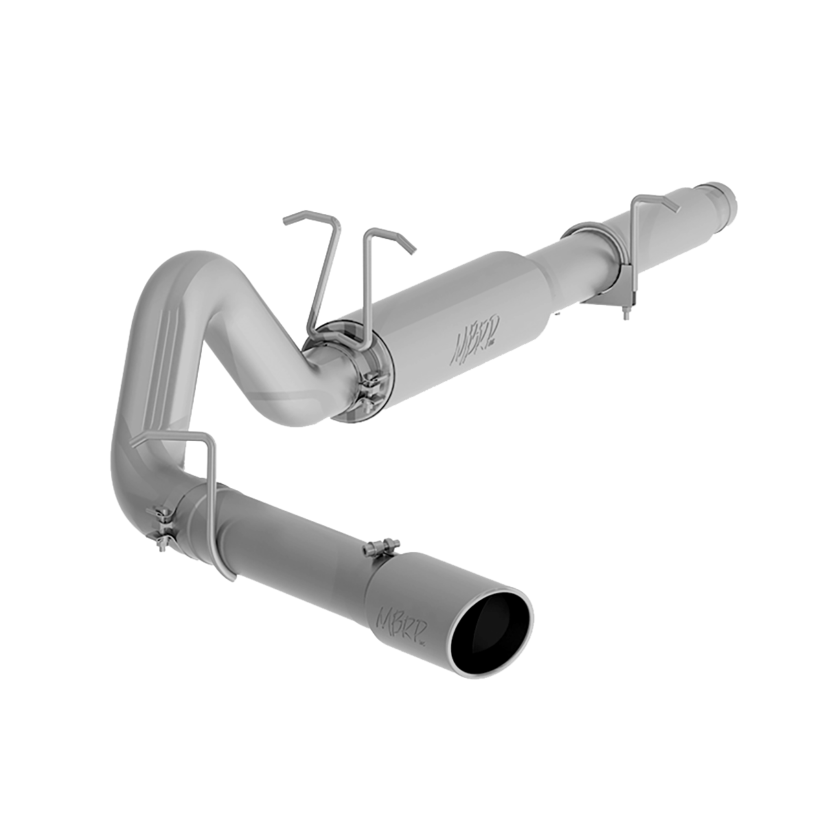Cat Back Exhaust System 4 Inch Single Side Exit Aluminized Steel For 99-04 Ford F-250/350 V-10 MBRP-1