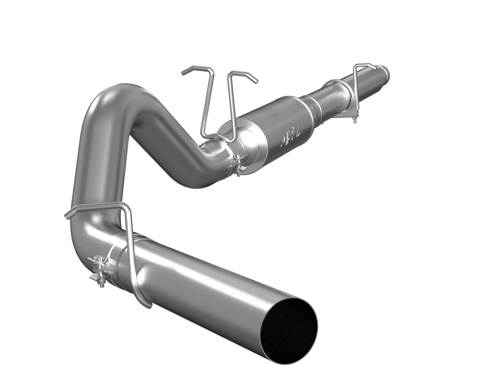 Cat Back Exhaust System 4 Inch Single Side Exit Aluminized Steel For 99-04 Ford F-250/350 V-10 MBRP