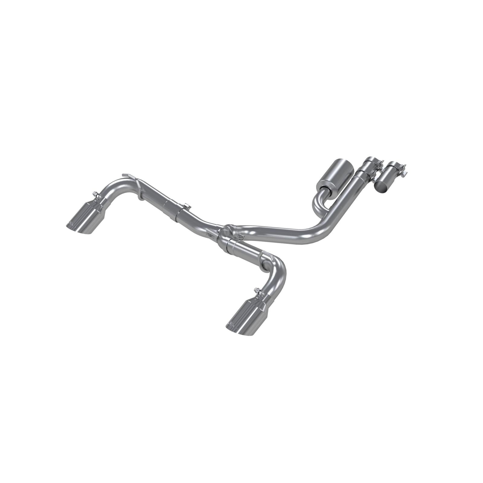 21-24 Ford Bronco Sport 2.0L EcoBoost Aluminized Steel 2.5 Inch Resonator-Back Dual Split Rear Exit Exhaust System MBRP