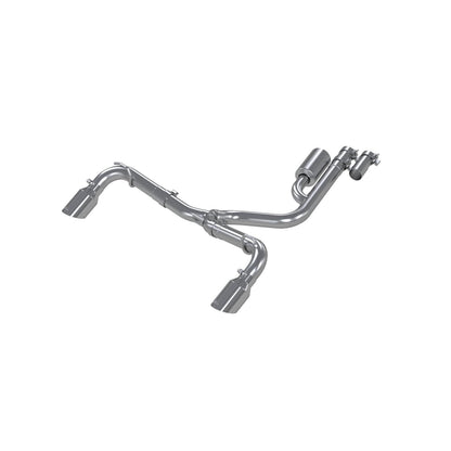 21-24 Ford Bronco Sport 2.0L EcoBoost Aluminized Steel 2.5 Inch Resonator-Back Dual Split Rear Exit Exhaust System MBRP