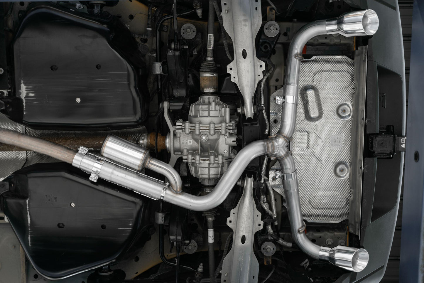 21-24 Ford Bronco Sport 2.0L EcoBoost Aluminized Steel 2.5 Inch Resonator-Back Dual Split Rear Exit Exhaust System MBRP-1
