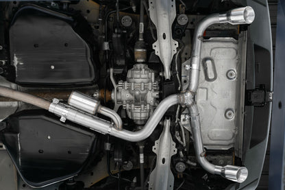 21-24 Ford Bronco Sport 2.0L EcoBoost Aluminized Steel 2.5 Inch Resonator-Back Dual Split Rear Exit Exhaust System MBRP-1