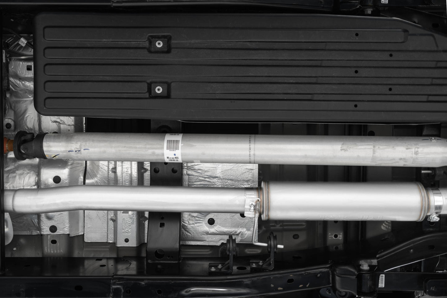 21-Up Ford F-150 4 Inch Cat Back Single Side Race version T409 Stainless Steel Exhaust System MBRP-1