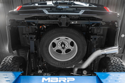21-Up Ford F-150 4 Inch Cat Back Single Side Race Version Black Coated- Aluminized Steel Exhaust System MBRP-3
