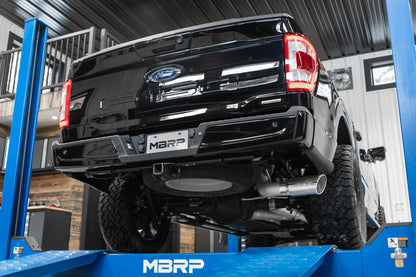 21-Up Ford F-150 4 Inch Cat Back Single Side Race Version Black Coated- Aluminized Steel Exhaust System MBRP-5