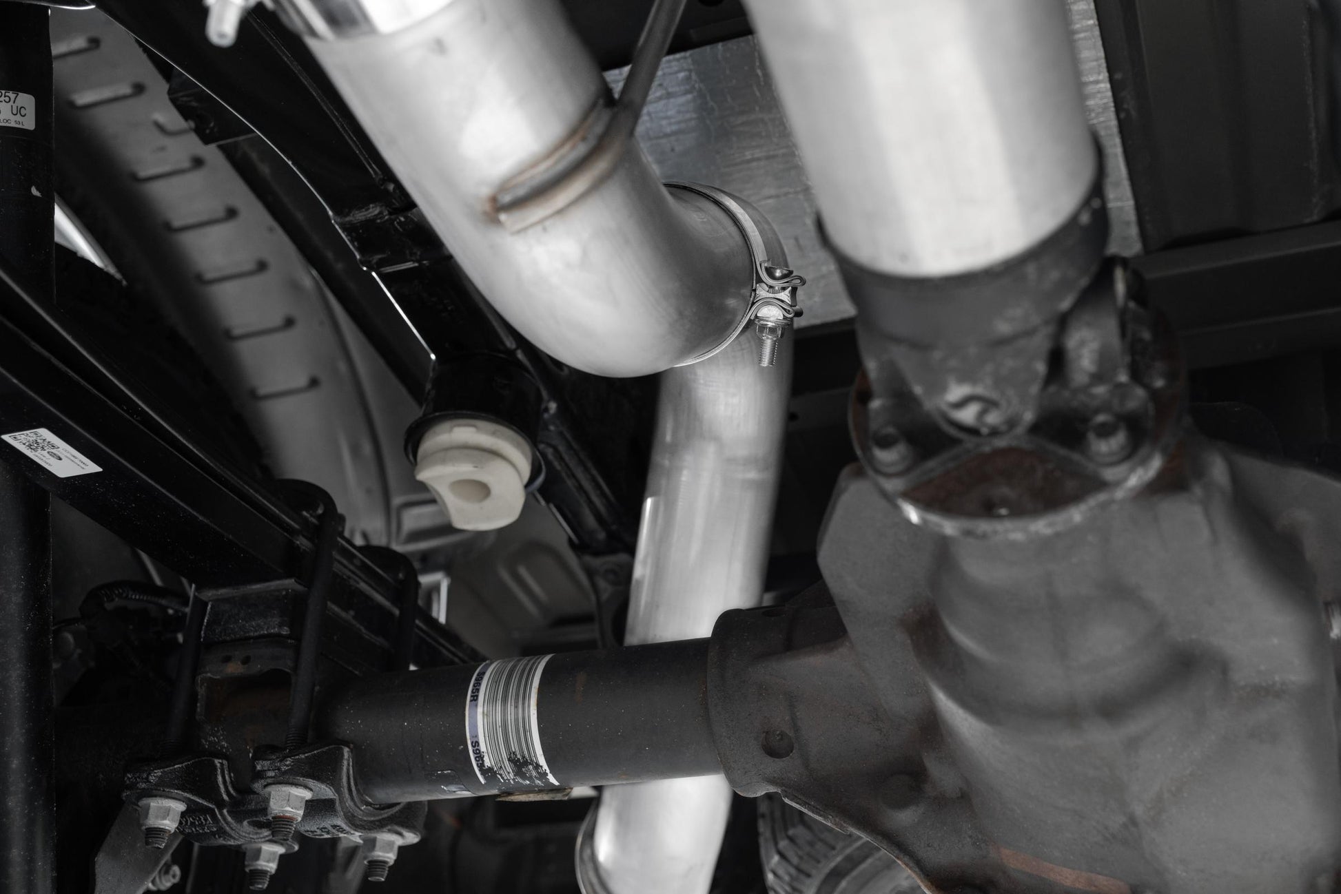 21-Up Ford F-150 4 Inch Cat Back Single Side Race Version Black Coated- Aluminized Steel Exhaust System MBRP-7