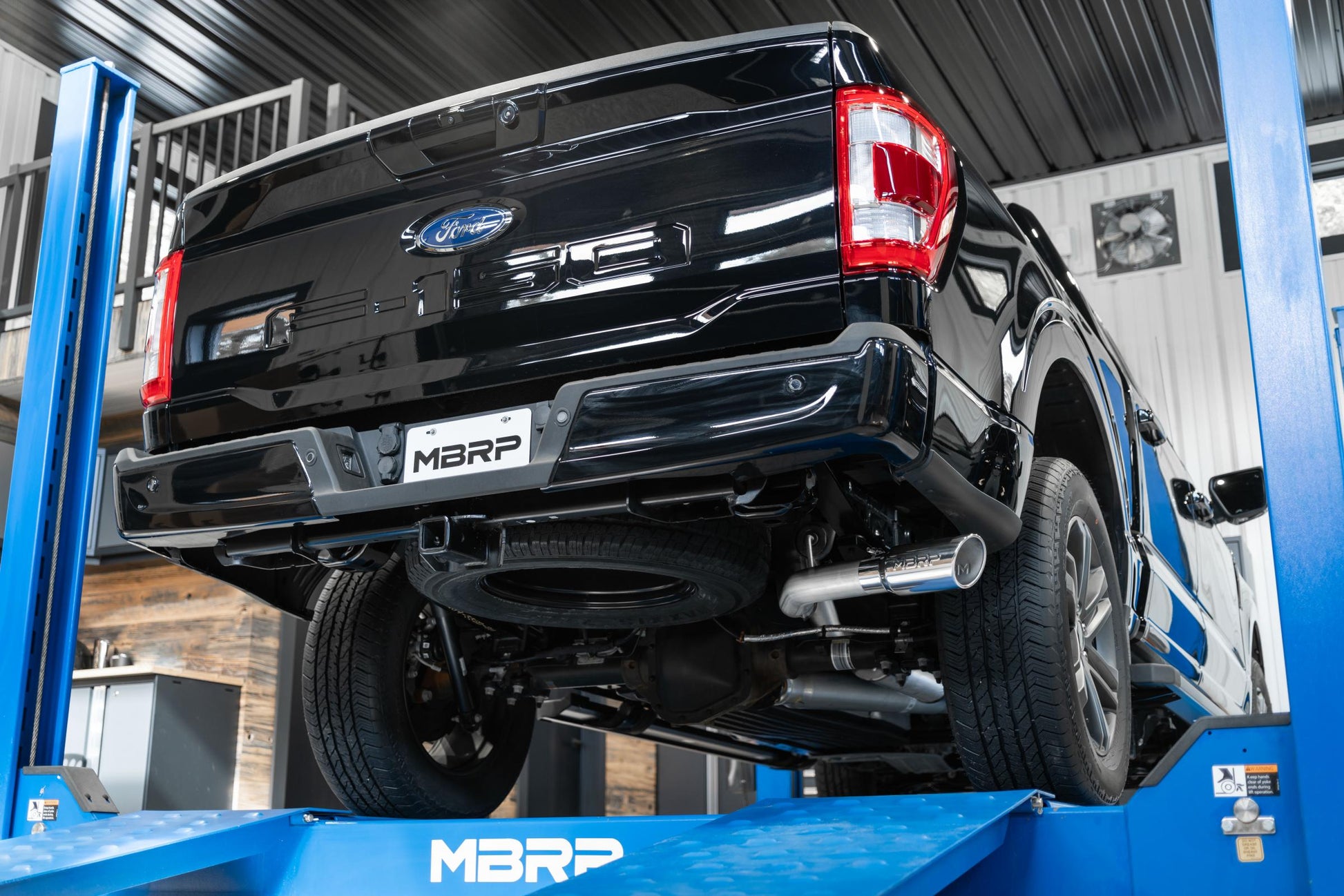21-Up Ford F-150 Aluminized Steel 3 Inch Cat-Back Single Side Exhaust System MBRP-7