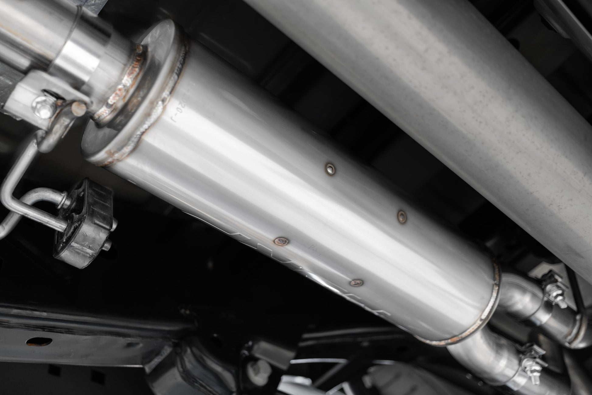 21-Up Ford F-150 T409 Stainless Steel 3 Inch Cat-Back 2.5 Inch Dual Split Side Exhaust System MBRP-2
