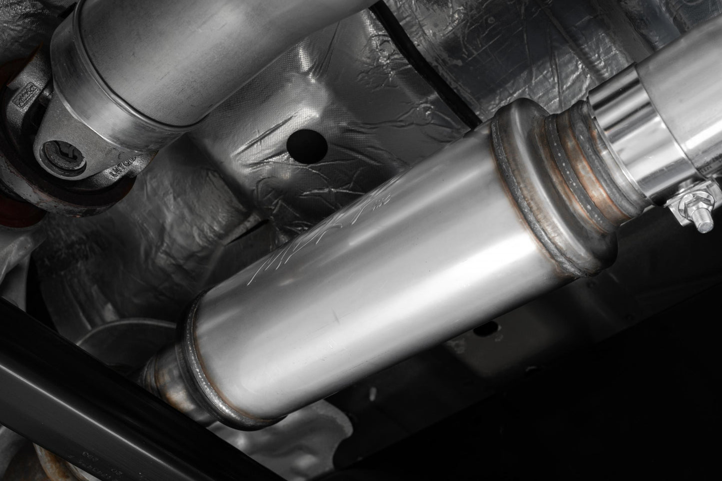 21-Up Ford F-150 T409 Stainless Steel 3 Inch Cat-Back 2.5 Inch Dual Split Side Exhaust System MBRP-4