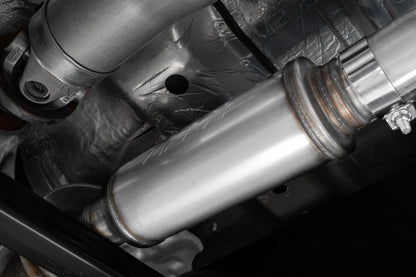 21-Up Ford F-150 T409 Stainless Steel 3 Inch Cat-Back 2.5 Inch Dual Split Side Exhaust System MBRP-4