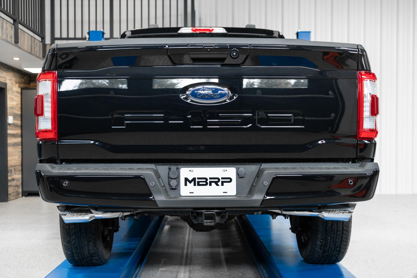 21-Up Ford F-150 T409 Stainless Steel 3 Inch Cat-Back 2.5 Inch Dual Split Side Exhaust System MBRP-8