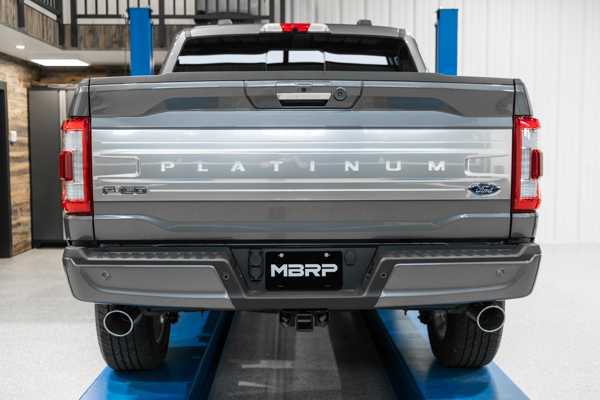 21-Up Ford F-150 Aluminized Steel 3 Inch Cat-Back 2.5 Inch Dual Split Rear Exhaust System MBRP-8