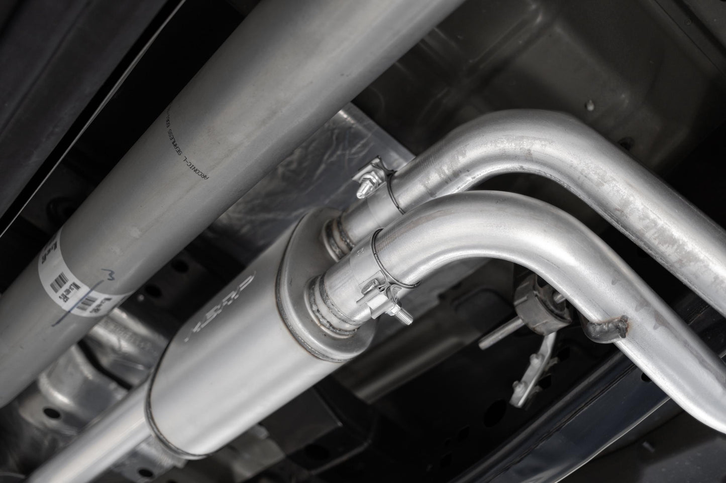 3 inch Cat-Back 2.5 inch Dual Pre-Axle (Race Profile) 21-Up F-150 T304 Stainless Steel MBRP-7