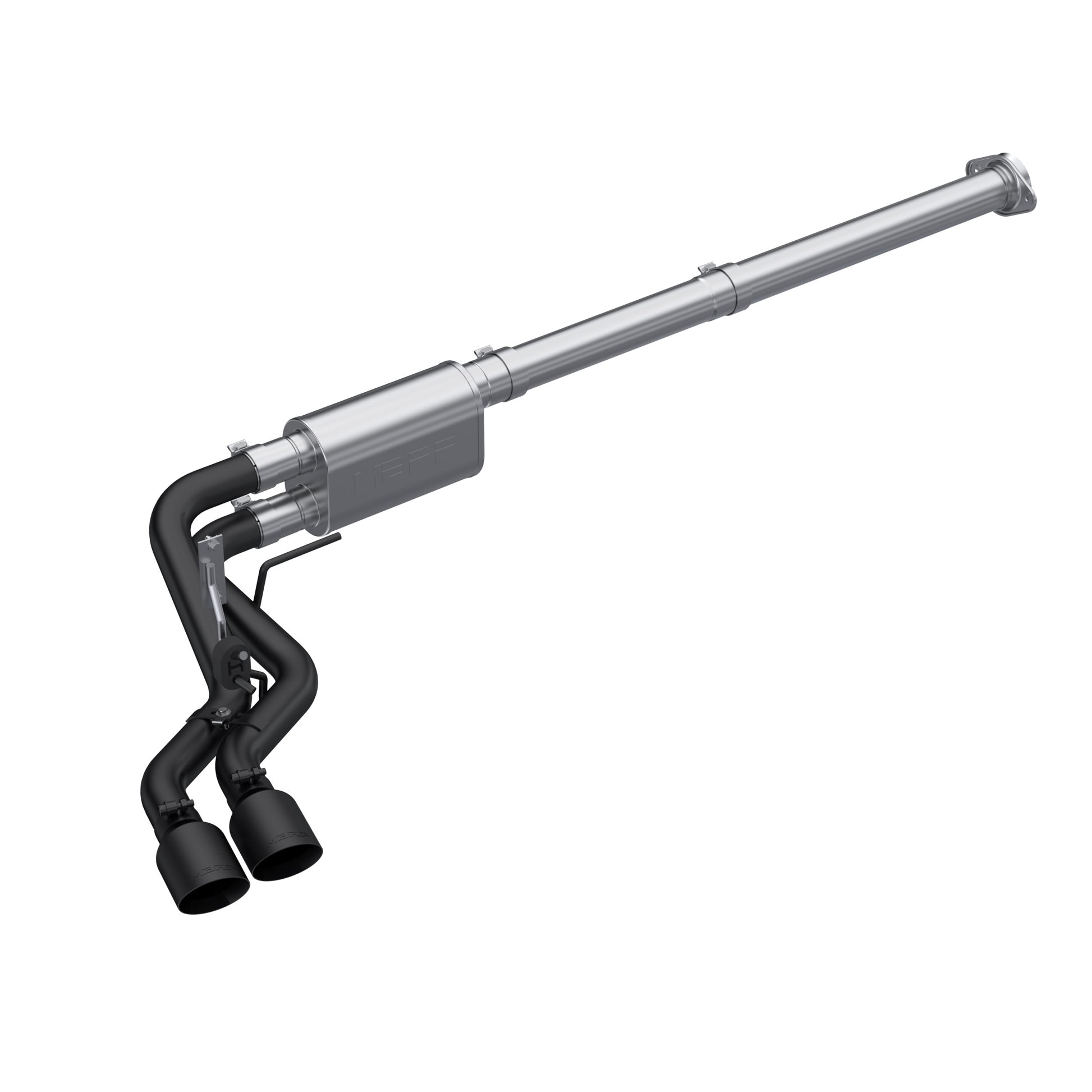 3 inch Cat-Back 2.5 inch Dual Pre-Axle (Race Profile) Black Coated 21-Up F-150 MBRP