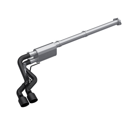 3 inch Cat-Back 2.5 inch Dual Pre-Axle (Race Profile) Black Coated 21-Up F-150 MBRP